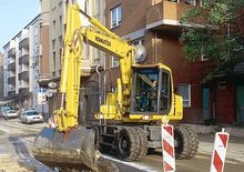 Kolová rypadla Komatsu PW150-6