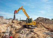 Kolová rypadla Komatsu PW160-10