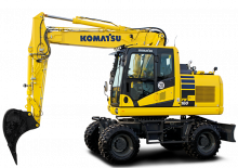 Kolová rypadla Komatsu PW160-11E0