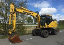 Kolová rypadla Komatsu PW160-7