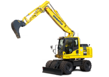 Kolová rypadla Komatsu PW160-8