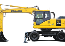 Kolová rypadla Komatsu PW220-7