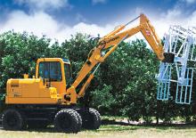 Kolová rypadla Hyundai R 95 W 3