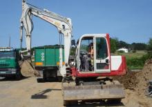Kolová rypadla Takeuchi TB 070 W