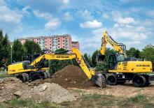 Kolová rypadla New Holland WE 170 Compact