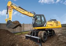 Kolová rypadla New Holland WE210B pro