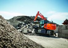Kolová rypadla Hitachi ZX145W-6