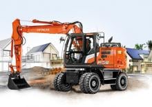 Kolová rypadla Hitachi ZX155W-7