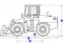 Kolové buldozery Komatsu WD 600