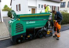 Kolové finišery Vögele Mini 502