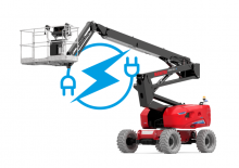 Kolové kloubové pracovní plošiny Manitou 200 ATJ e 4 WS