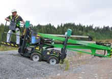 Kolové kloubové pracovní plošiny HS-Tecno Leguan 125