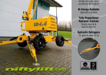 Kolové kloubové pracovní plošiny Niftylift SD 34 T