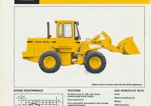 Kolové nakladače John Deere Construction 444 E TC