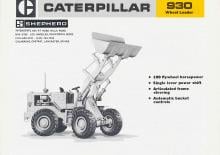 Kolové nakladače Caterpillar 930