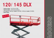 Kolové nůžkové plošiny Manitou 120 DLX