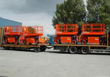 Kolové nůžkové plošiny Holland-Lift HL 130 E 16