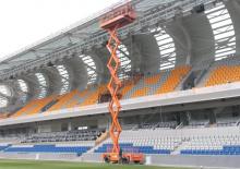 Kolové nůžkové plošiny Holland-Lift HL 340 E 30 4WDS/N