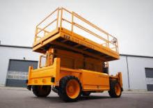 Kolové nůžkové plošiny HAB S 195-24 D 4WD S