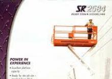 Kolové nůžkové plošiny Snorkel SR 2584