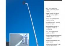 Kolové teleskopické pracovní plošiny Terex Aerials TB 110