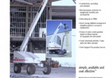 Kolové teleskopické pracovní plošiny Terex Aerials TB 66