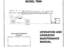 Kolové teleskopické pracovní plošiny Terex Aerials TB 86