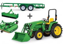 Komunální traktory John Deere 3032E 