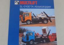 Lanové nosiče kontejnerů Multilift SL 0100 TA (sw)
