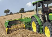 Lisy na hranolové balíky + Lisy na obří balíky John Deere 349