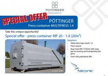 Lisy na odpad Pöttinger MP 20-1400