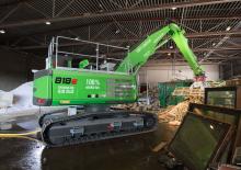 Manipulátory s materiálem Sennebogen 818R E 