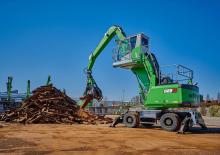 Manipulátory s materiálem Sennebogen 822G M