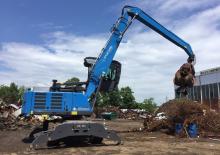 Manipulátory s materiálem Terex-Fuchs MHL335 F