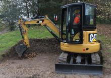 Minirypadla Caterpillar 303E CR