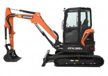 Minirypadla Develon DX35Z-7  