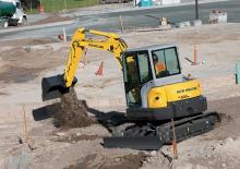 Minirypadla New Holland E55B