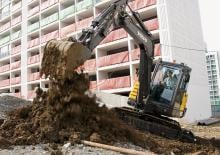 Minirypadla Volvo EC55C