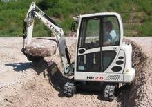 Minirypadla Terex TC 20