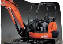 Minirypadla Kubota KX040-4