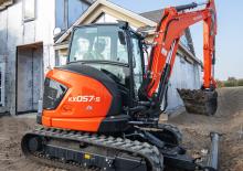 Minirypadla Kubota KX057-5