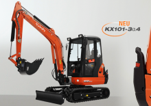 Minirypadla Kubota KX101-3α4