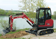 Minirypadla Yanmar SV26