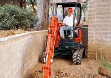 Minirypadla Kubota U25-3S