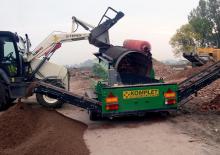 Mobilní bubnové třídiče Komplet DS 1020