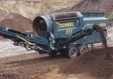 Mobilní bubnové třídiče Powerscreen Trommel 511 Rad