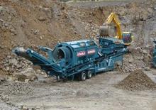 Mobilní bubnové třídiče Powerscreen Trommel 720