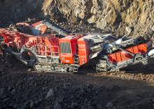 Mobilní čelisťové drtiče Terex-Finlay I 120 RS