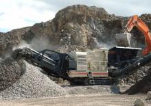 Mobilní čelisťové drtiče Metso Lokotrack LT 1415