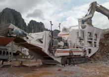 Mobilní čelisťové drtiče Metso Lokotrack LT 1418 E